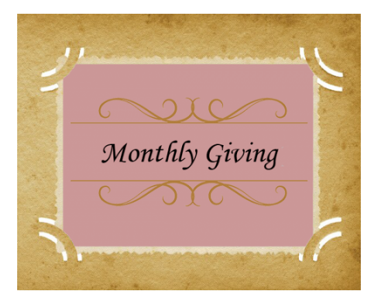 Monthly Giving