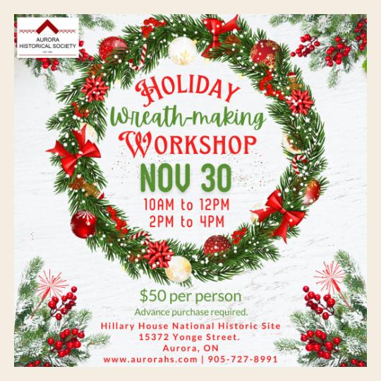 Holiday Wreath-Making Workshop 2024
